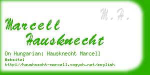 marcell hausknecht business card
